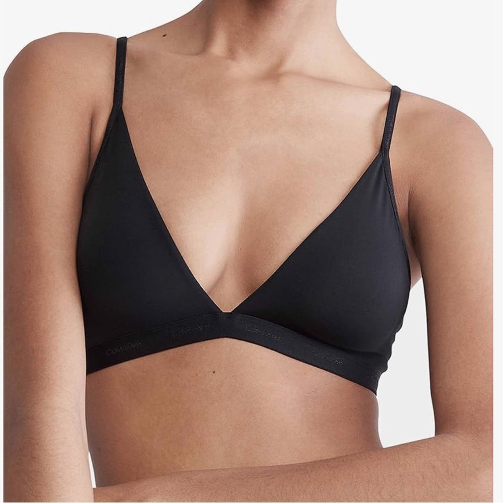 Calvin Klein Women’s Black Triangle Bralette